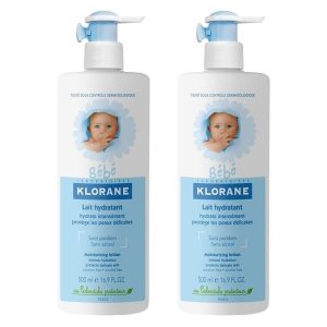 KLORANE Pack Lapte hidratant de masaj 500 ml 11 (50% reducere), Klorane Bebe