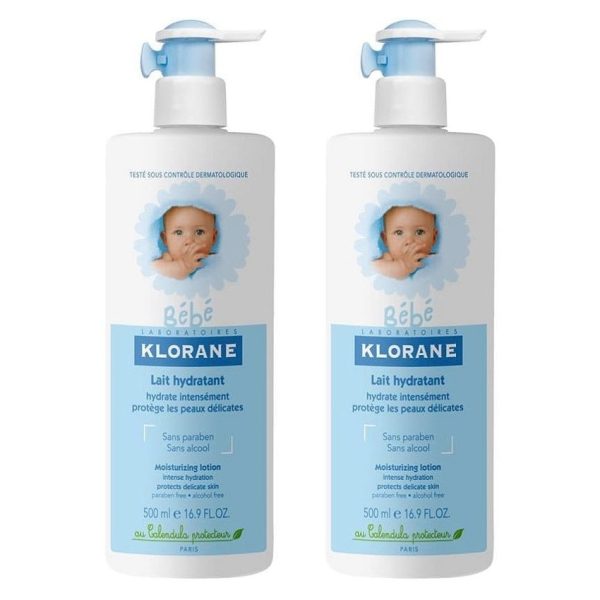 KLORANE Pack Lapte hidratant de masaj 500 ml 11 (50% reducere), Klorane Bebe