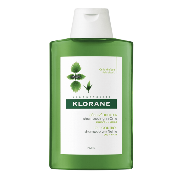 KLORANE Sampon cu extract de urzica pentru reglarea sebumului, 200 ml