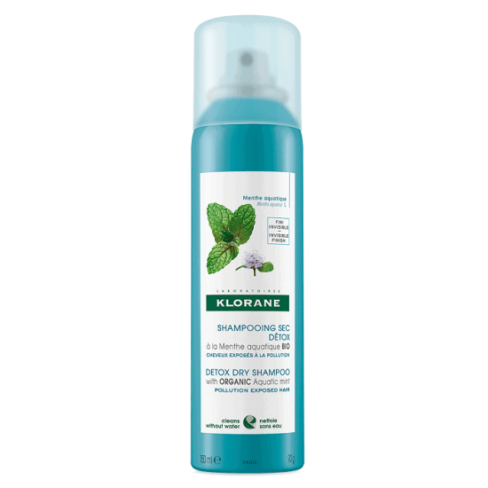 KLORANE Sampon uscat cu extract de menta acvatica, 150 ml