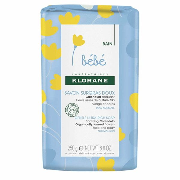 KLORANE Sapun solid delicat ultra-bogat, 250 g, Klorane Bebe