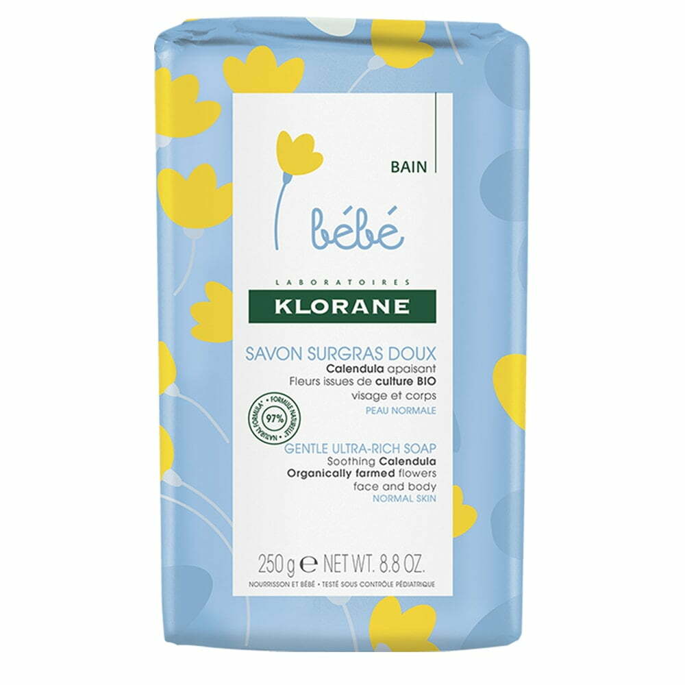 KLORANE Sapun solid delicat ultra-bogat KLORANE Sapun solid delicat ultra-bogat, 250 g, Klorane Bebe