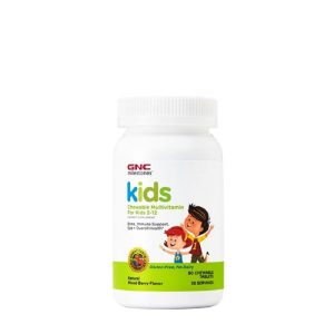 Kids Chewalble Multivitamine pentru copii 2-12 ani (585550) , 60tb, GNC