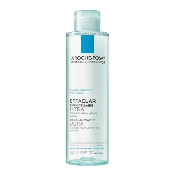 LA ROCHE POSAY Apa micelara pentru pielea grasa cu tendinta acneica Effaclar Ultra, 200 ml