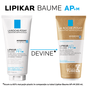 LA ROCHE-POSAY Balsam APM cu tripla actiune impotriva puseurilor de uscaciune a pielii, Lipikar Baume, 200 ml