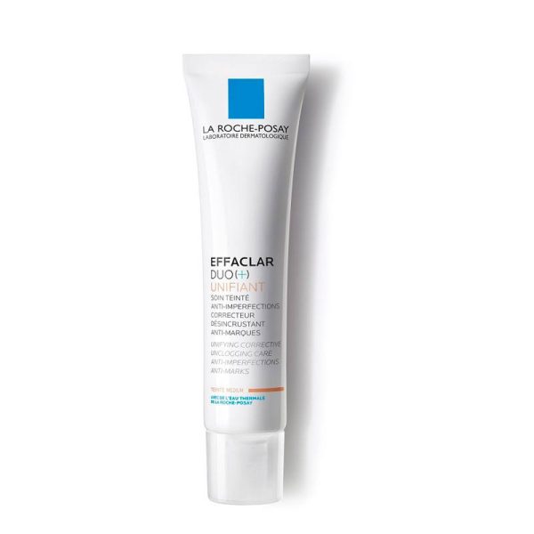 LA ROCHE POSAY Crema corectoare uniformizatoare Effaclar Duo,  Nuanta Medium, 40 ml