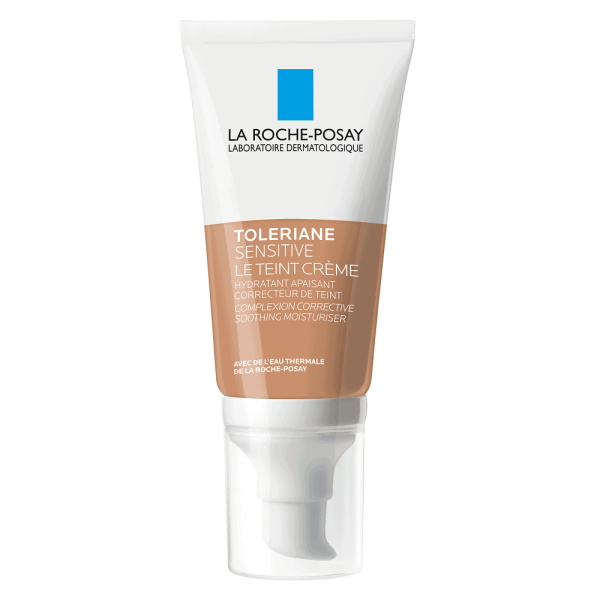 LA ROCHE POSAY Crema hidratanta uniformizatoare Toleriane Sensitive, Nuanta Medium, 50 ml