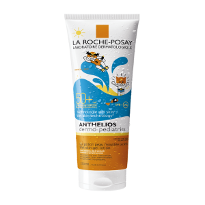 LA ROCHE POSAY Gel-fluid de protectie solara cu aplicare pe pielea umeda sau uscata SPF 50 Anthelios Wet Skin Dermo Pediatrics, 250ml