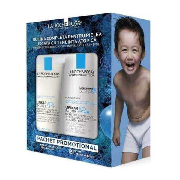 LA ROCHE-POSAY Lipikar Crema de Spalare x200ml  Lipikar Balsam Tripla Actiune x400ml Pachet