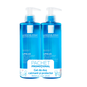 LA ROCHE-POSAY Lipikar Gel de Dus Pachet LA ROCHE-POSAY Lipikar Gel de Dus Pachet, 400ml400ml