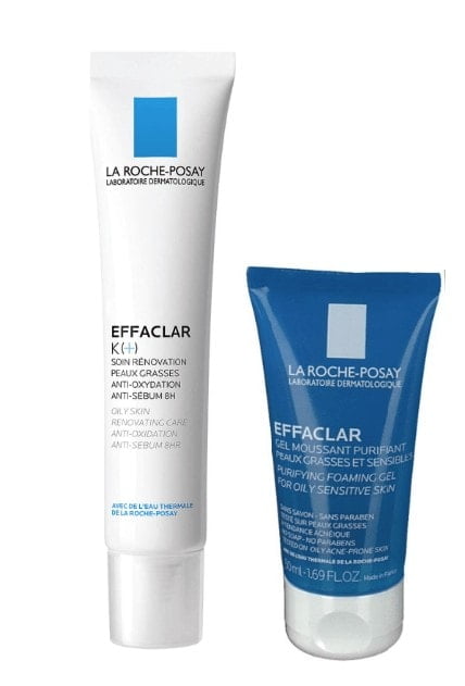 LA ROCHE POSAY Pack Crema renovatoare pentru tenul gras Effaclar K() LA ROCHE POSAY Pack Crema renovatoare pentru tenul gras Effaclar K(), 40 ml Gel spumant purifiant Effaclar, 50 ml (cadou)