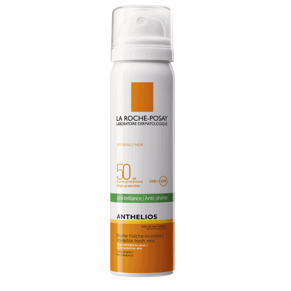 LA ROCHE POSAY Spray cu efect matifiant invizibil pentru fata SPF 50 Anthelios, 75 ml
