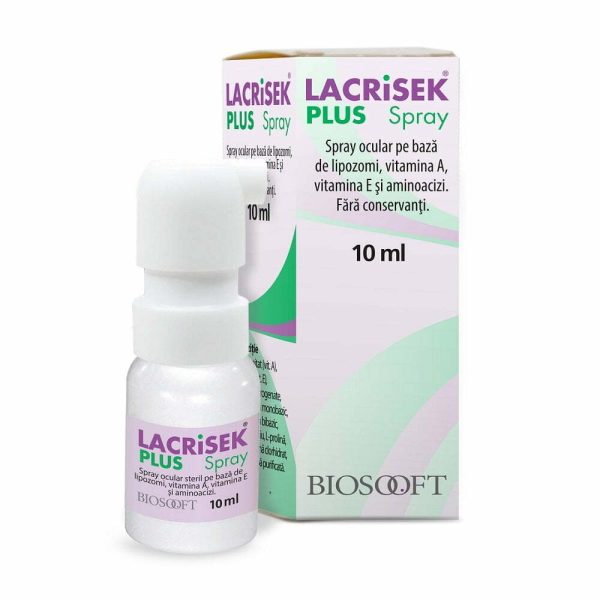 Lacrisek PLUS  spray ocular, 8 ml, Biosoft Italia