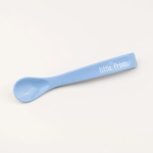 Lingurita Silicon Bebelusi Blue, 1 buc, Little Prints