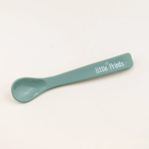Lingurita Silicon Bebelusi Oil Green, 1 buc, Little Prints