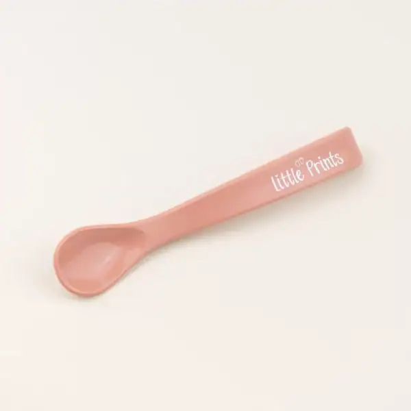 Lingurita Silicon Bebelusi Rose Dawn, 1 buc, Little Prints