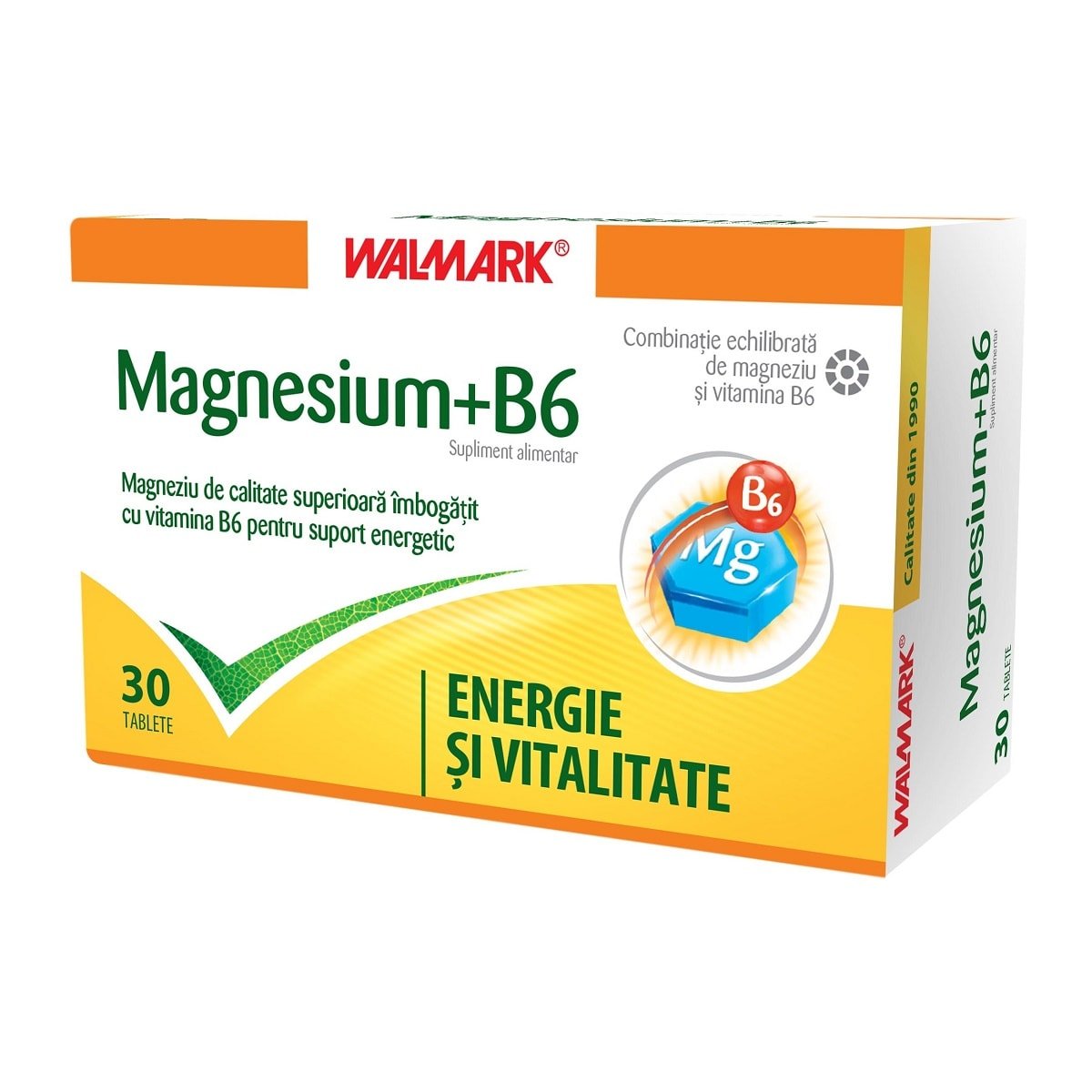 Magneziu B6 Magneziu B6, 30 tablete, Walmark
