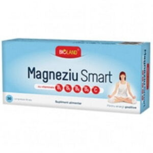 Magneziu Smart Bioland, 30 comprimate, Biofarm