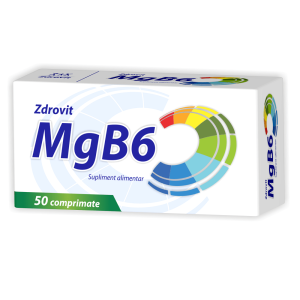 Magneziu Vitamina B6 Magneziu Vitamina B6, 50 comprimate, Zdrovit