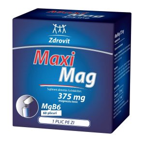 MaxiMag, 375 mg, 60 plicuri  20% reducere, Zdrovit