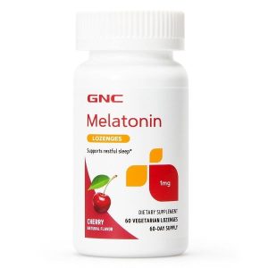 Melatonina cu aroma de cirese 1 mg, 60 tablete, GNC