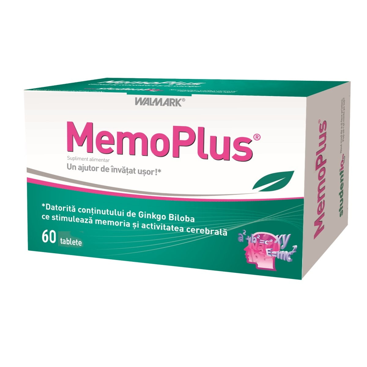 MemoPlus, 60 tablete  Marker cadou,  Walmark