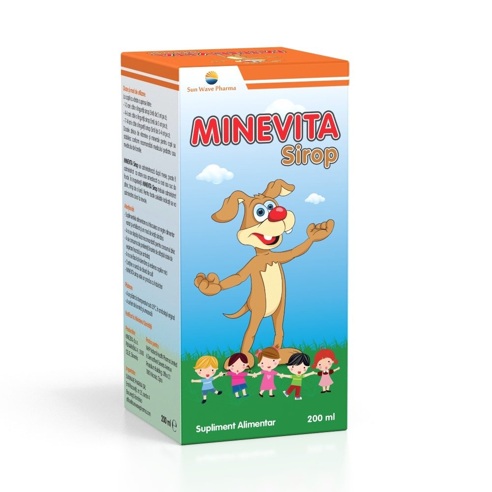 Minevita Sirop Minevita Sirop, 200 ml, Sun Wave Pharma