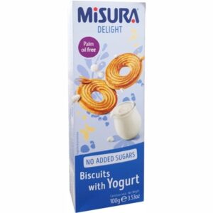 Misura Biscuiti Iaurt Fara Zahar, 100g, MonteB