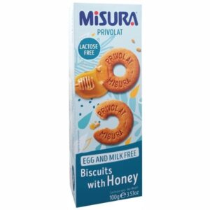 Misura Biscuiti Miere fara lactoza, 100g,  MonteB