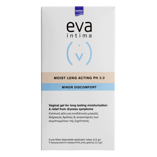 Moist Long Acting Hidratare de Durata, 9 Aplicatoare Vaginale, Eva Intima