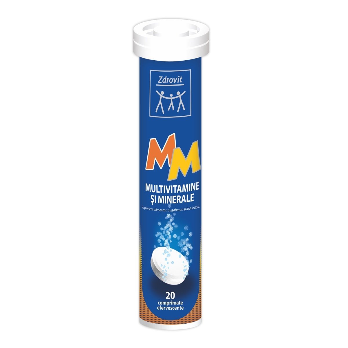 Multivitamine si Minerale Multivitamine si Minerale, 20 comprimate efervescente, Zdrovit