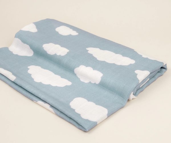 Muselina Paturica Fluffy Cloud, 1 buc, Little Prints