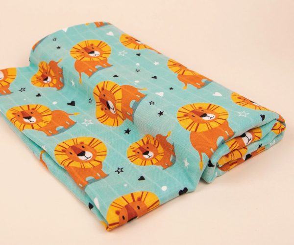 Muselina Paturica Lion, 1 buc, Little Prints