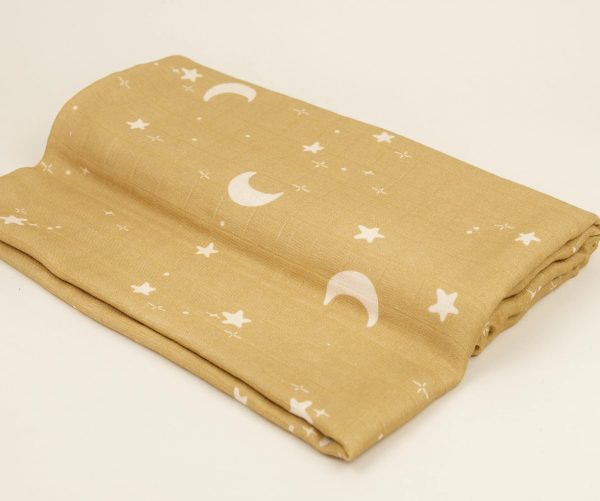 Muselina Paturica To The Moon, 1 buc, Little Prints