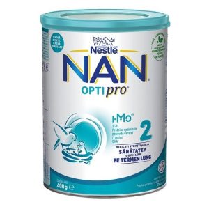 NAN 2 Optipro Formula Lapte de Continuare Premium, 6 luni, 400 g, Nestle