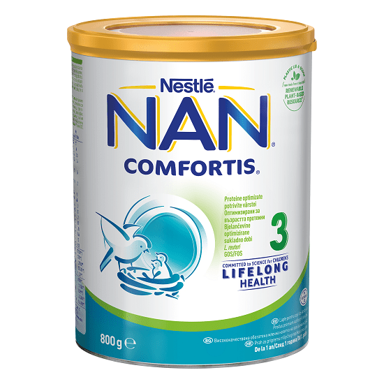 NAN 3 Comfortis  Lapte de Continuare, 1-2 ani, 800g, Nestle