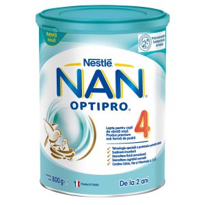NAN 4 Optipro lapte praf NAN 4 Optipro lapte praf, de la 2-3 ani, 800 g, Nestle