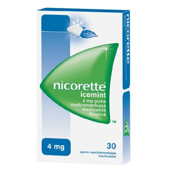 Nicorette Icemint 4mg, 30 cp masticabile, Mcneil