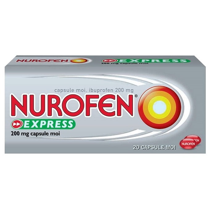 Nurofen Express 200 mg, 20 capsule, Reckitt Benckiser Healthcare Farmacia Morpheus Nurofen Express 200 mg, 20 capsule, Reckitt Benckiser Healthcare Farmacia Morpheus