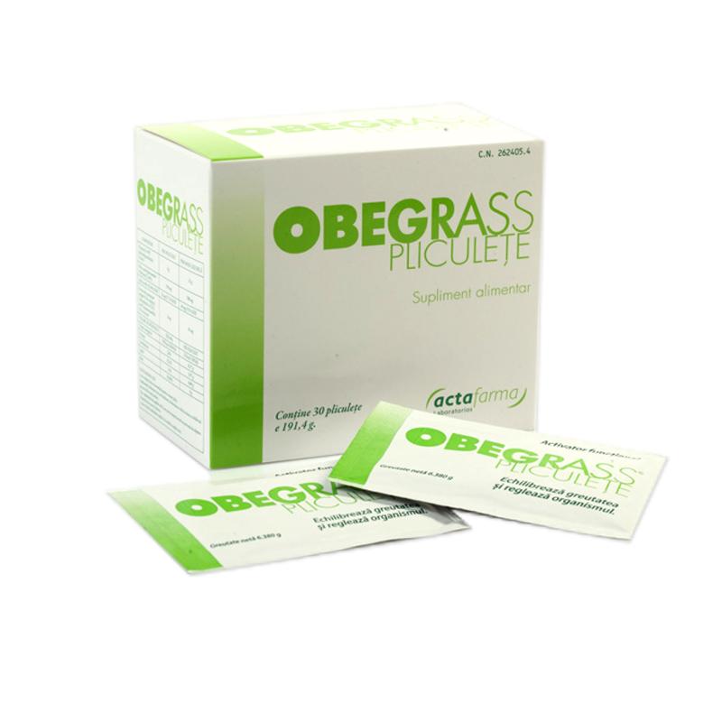 Obegrass, 30 plicuri, Actafarma
