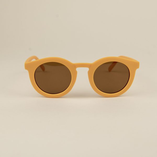 Ochelari Soare Copii Unisex Mustar, 1 buc, Little Prints