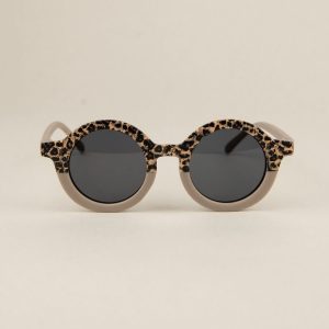 Ochelari Soare Copii si Bebelusi - Animal Print Coffee Ochelari Soare Copii si Bebelusi - Animal Print Coffee,1 buc, Little Prints
