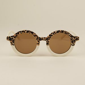 Ochelari Soare Copii si Bebelusi - Animal Print Ivory Ochelari Soare Copii si Bebelusi - Animal Print Ivory,1 buc, Little Prints