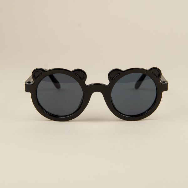 Ochelari Soare Copii si Bebelusi - Bear Black, 1 buc, Little Prints