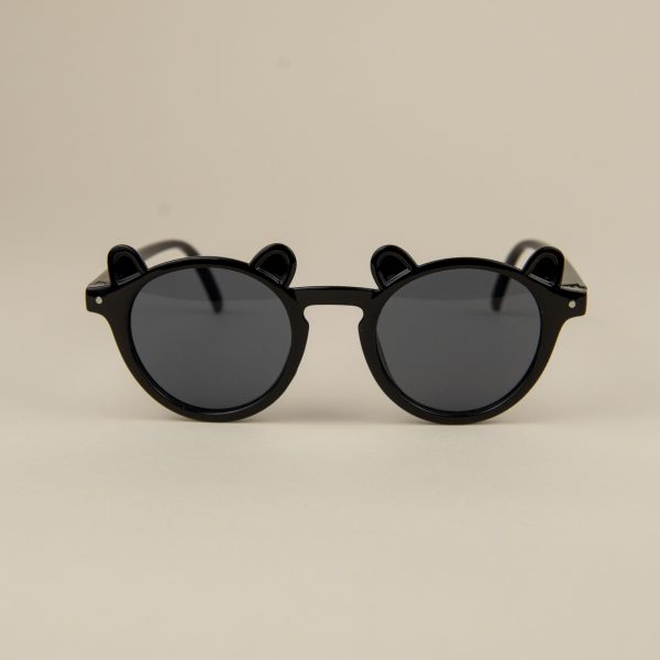 Ochelari Soare Copii si Bebelusi - Bunny Black, 1 buc, Little Prints
