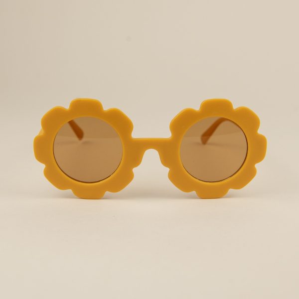 Ochelari Soare Copii si Bebelusi - Daisy Mustar, 1 buc, Little Prints