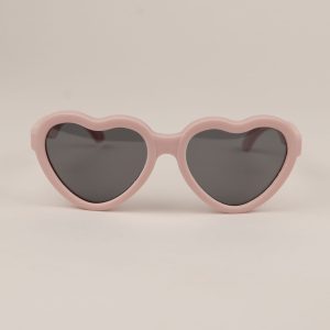 Ochelari Soare Flexibili Bebelusi Ochelari Soare Flexibili Bebelusi, Cordon de Fixare, 3-18 luni - Heart Blush, Little Prints