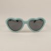 Ochelari Soare Flexibili Bebelusi, Cordon de Fixare, 3-18 luni Heart Seafoam, Little Prints