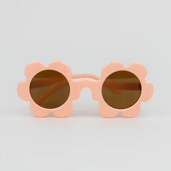 Ochelari Soare Flower Baby Peach, 1 buc, Little Prints