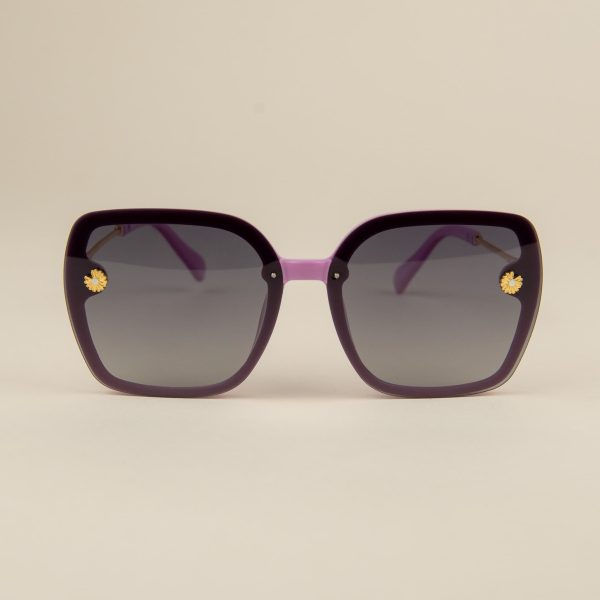 Ochelari de Soare Copii - Oversized Dusty Liliac, 1 buc, Little Prints